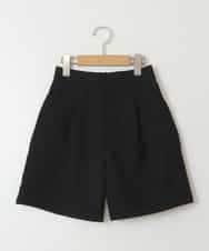 KJLGW05039 a.v.v KIDS(アー・ヴェ・ヴェ) [140-150]ワンタックショートパンツ ブラック