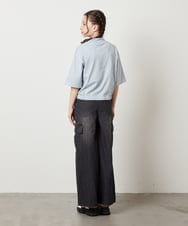 KJLGW06039 a.v.v KIDS(アー・ヴェ・ヴェ) 【ジュニア】[140-150]カーゴデニムワイドパンツ ブルー