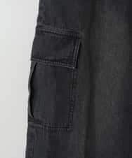 KJLGW06039 a.v.v KIDS(アー・ヴェ・ヴェ) 【ジュニア】[140-150]カーゴデニムワイドパンツ ブラック