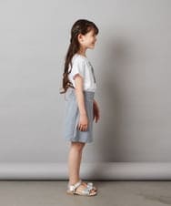 KJLGX02039 a.v.v KIDS(アー・ヴェ・ヴェ) [160]【セットアップ対応】ラップデザインショートパンツ ネイビー