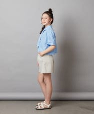 KJLGX05039 a.v.v KIDS(アー・ヴェ・ヴェ) 【ジュニア】[160]ワンタックショートパンツ ブラック