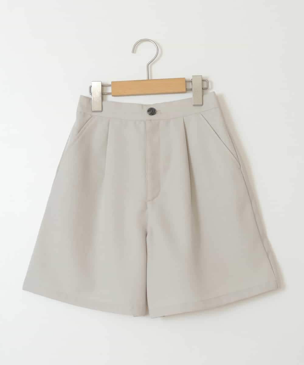 KJLGX05039 a.v.v KIDS(アー・ヴェ・ヴェ) 【ジュニア】[160]ワンタックショートパンツ ライトグレー