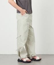 KJLHD75049 a.v.v KIDS(アー・ヴェ・ヴェ) [130-160]【冷感/速乾】スリットリボンカーゴパンツ ライトグレー