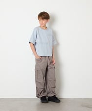 KJLHD91049 a.v.v KIDS(アー・ヴェ・ヴェ) [140-150]【男女兼用】パラシュートカーゴパンツ ダークグレー