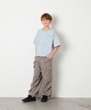 KJLHD91049 a.v.v KIDS(アー・ヴェ・ヴェ) [140-150]【男女兼用】パラシュートカーゴパンツ ダークグレー