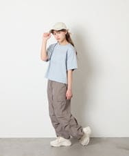 KJLHD91049 a.v.v KIDS(アー・ヴェ・ヴェ) [140-150]【男女兼用】パラシュートカーゴパンツ ダークグレー