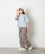 KJLHD91049 a.v.v KIDS(アー・ヴェ・ヴェ) [140-150]【男女兼用】パラシュートカーゴパンツ ダークグレー