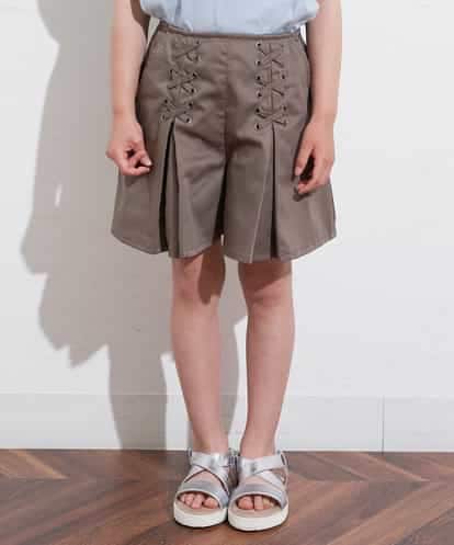 KJLHM03029  [100-130]ダブルレースアップ ショートパンツ[WEB限定サイズ]