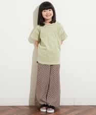 KJLHM07029 a.v.v KIDS(アー・ヴェ・ヴェ) [110-130]キカプリントパンツ ピンク