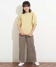 KJLHN07034 a.v.v KIDS(アー・ヴェ・ヴェ) [140-150]キカプリントパンツ グレー