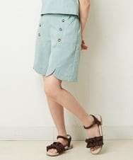 KJLHP21029 a.v.v KIDS(アー・ヴェ・ヴェ) [100-130]【セットアップ対応】フロントボタンショートパンツ ミント