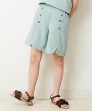 KJLHP21029 a.v.v KIDS(アー・ヴェ・ヴェ) [100-130]【セットアップ対応】フロントボタンショートパンツ ブルー