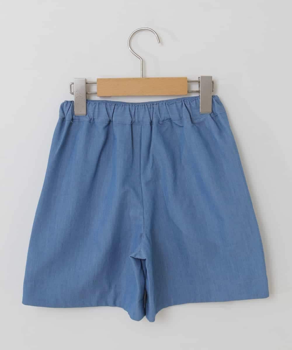 KJLHP21029 a.v.v KIDS(アー・ヴェ・ヴェ) [100-130]【セットアップ対応】フロントボタンショートパンツ ブルー