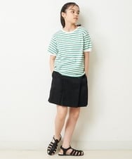 KJLHP22029 a.v.v KIDS(アー・ヴェ・ヴェ) [100-130]フロントボタンスカパン ライトブルー