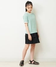 KJLHP22029 a.v.v KIDS(アー・ヴェ・ヴェ) [100-130]フロントボタンスカパン ライトブルー