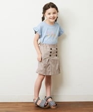 KJLHP22029 a.v.v KIDS(アー・ヴェ・ヴェ) [100-130]フロントボタンスカパン ライトブルー