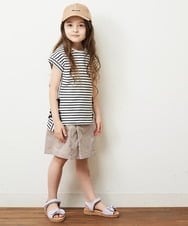 KJLHP22029 a.v.v KIDS(アー・ヴェ・ヴェ) [100-130]フロントボタンスカパン ライトブルー