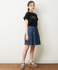 KJLHP22029 a.v.v KIDS(アー・ヴェ・ヴェ) [100-130]フロントボタンスカパン ライトブルー