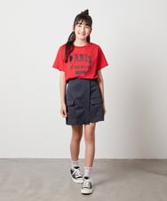 KJLHV20029 a.v.v KIDS(アー・ヴェ・ヴェ) [100-130]【セットアップ対応】カーゴポケットラップパンツ ネイビー
