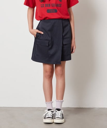 KJLHW20034 a.v.v KIDS [140-150]【セットアップ対応】カーゴポケットラップパンツ