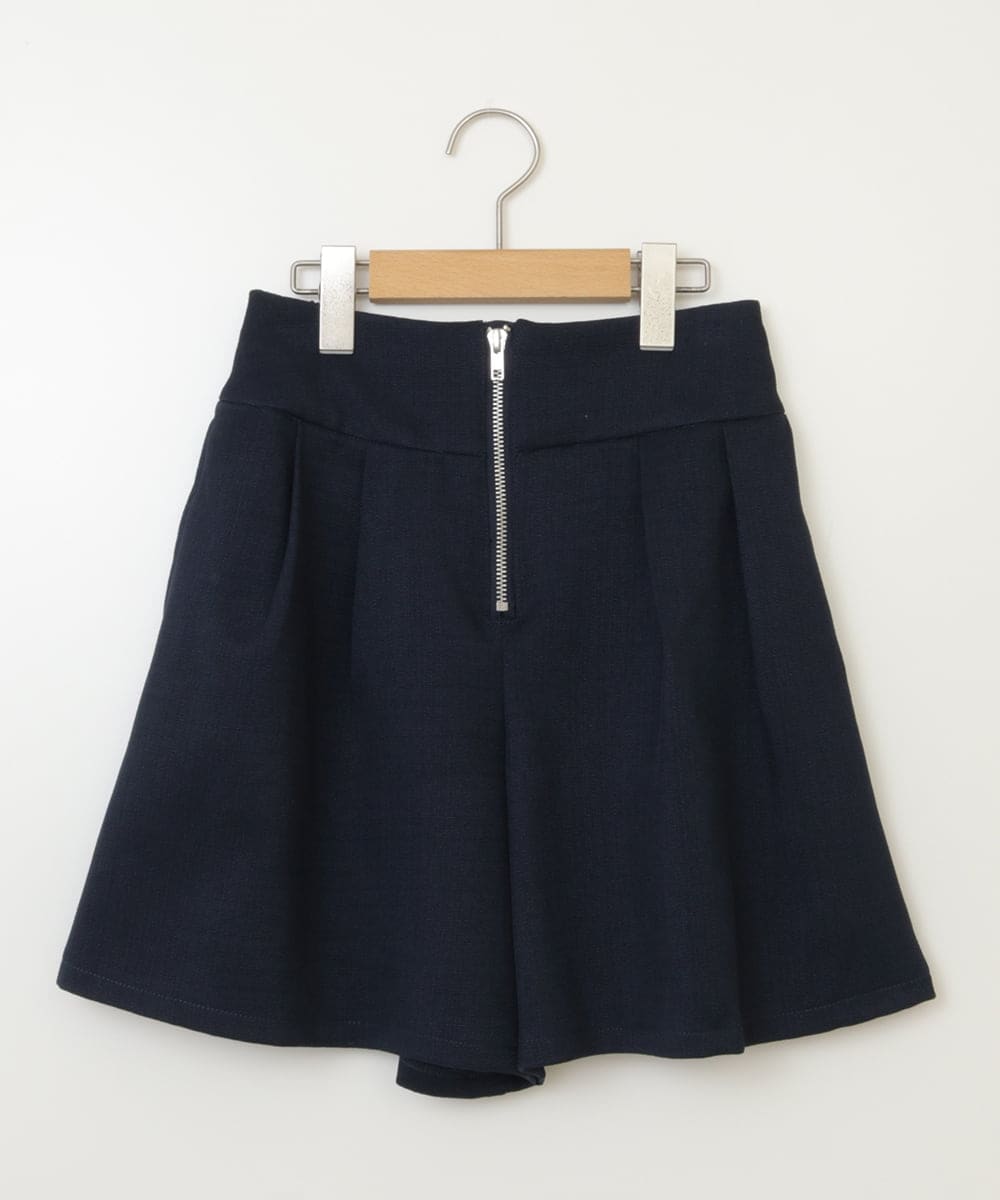 KJLHW21034 a.v.v KIDS(アー・ヴェ・ヴェ) [140-150]フロントジップショートパンツ ネイビー