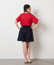 KJLHW21034 a.v.v KIDS(アー・ヴェ・ヴェ) [140-150]フロントジップショートパンツ ネイビー