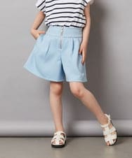 KJLHW21034 a.v.v KIDS(アー・ヴェ・ヴェ) [140-150]フロントジップショートパンツ ネイビー