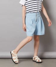 KJLHW21034 a.v.v KIDS(アー・ヴェ・ヴェ) [140-150]フロントジップショートパンツ ネイビー