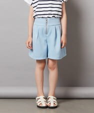 KJLHW21034 a.v.v KIDS(アー・ヴェ・ヴェ) [140-150]フロントジップショートパンツ ネイビー
