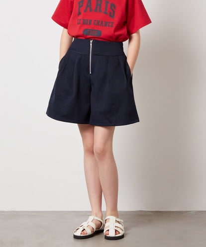 KJLHW21034 a.v.v KIDS [140-150]フロントジップショートパンツ