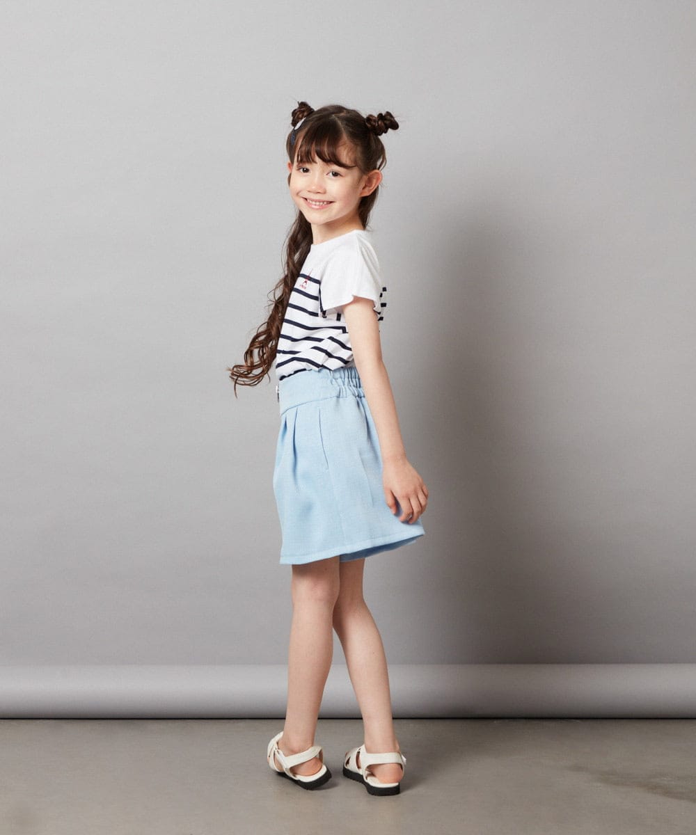 KJLHW21034 a.v.v KIDS(アー・ヴェ・ヴェ) [140-150]フロントジップショートパンツ ネイビー