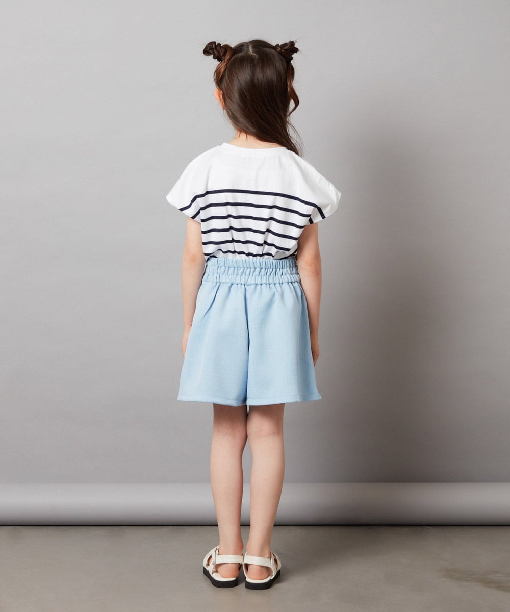 KJLHW21034 a.v.v KIDS(アー・ヴェ・ヴェ) [140-150]フロントジップショートパンツ ネイビー