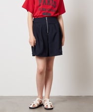 KJLHW21034 a.v.v KIDS(アー・ヴェ・ヴェ) [140-150]フロントジップショートパンツ ネイビー