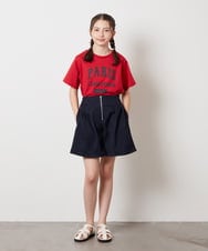 KJLHW21034 a.v.v KIDS(アー・ヴェ・ヴェ) [140-150]フロントジップショートパンツ ネイビー