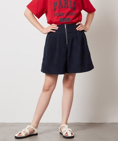 KJLHX21039 a.v.v KIDS [160]フロントジップショートパンツ