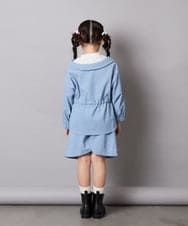 KJLJA31039 a.v.v KIDS(アー・ヴェ・ヴェ) 【セットアップ可能】[120-160]ブライトコールショーパン ライトブルー