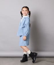 KJLJA31039 a.v.v KIDS(アー・ヴェ・ヴェ) 【セットアップ可能】[120-160]ブライトコールショーパン ライトブルー