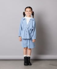 KJLJA31039 a.v.v KIDS(アー・ヴェ・ヴェ) 【セットアップ可能】[120-160]ブライトコールショーパン ライトブルー