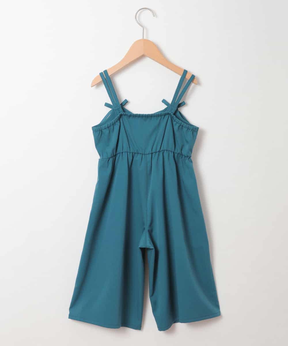 KJLJD03039 a.v.v KIDS(アー・ヴェ・ヴェ) [100-130]ダブルストラップサロペット[WEB限定サイズ] グリーン
