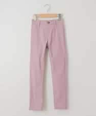 KJLJD08019 a.v.v KIDS(アー・ヴェ・ヴェ) [100-130]リボンポケットストレッチスキニーパンツ[WEB限定サイズ] ピンク