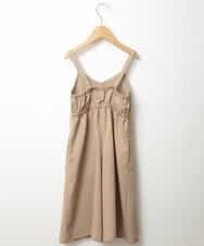 KJLJG61039 a.v.v KIDS(アー・ヴェ・ヴェ) [100-130]エプロンサロペット[WEB限定サイズ] ベージュ