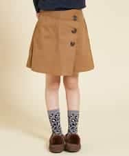 KJLJG62029 a.v.v KIDS(アー・ヴェ・ヴェ) [100-130]アシンメトリーラップパンツ[WEB限定サイズ] ベージュ