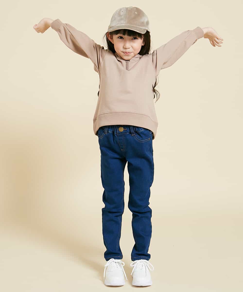 KJLJH02029 a.v.v KIDS(アー・ヴェ・ヴェ) [140-150]ワンダーフィットスキニーデニム ブルー