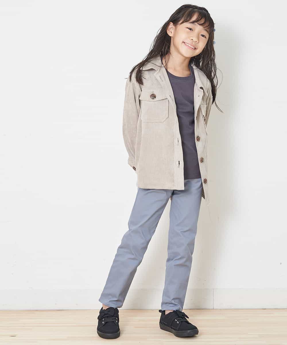 KJLJJ06024 a.v.v KIDS(アー・ヴェ・ヴェ) [100-130]ストレートパンツ[WEB限定サイズ] ライトブルー