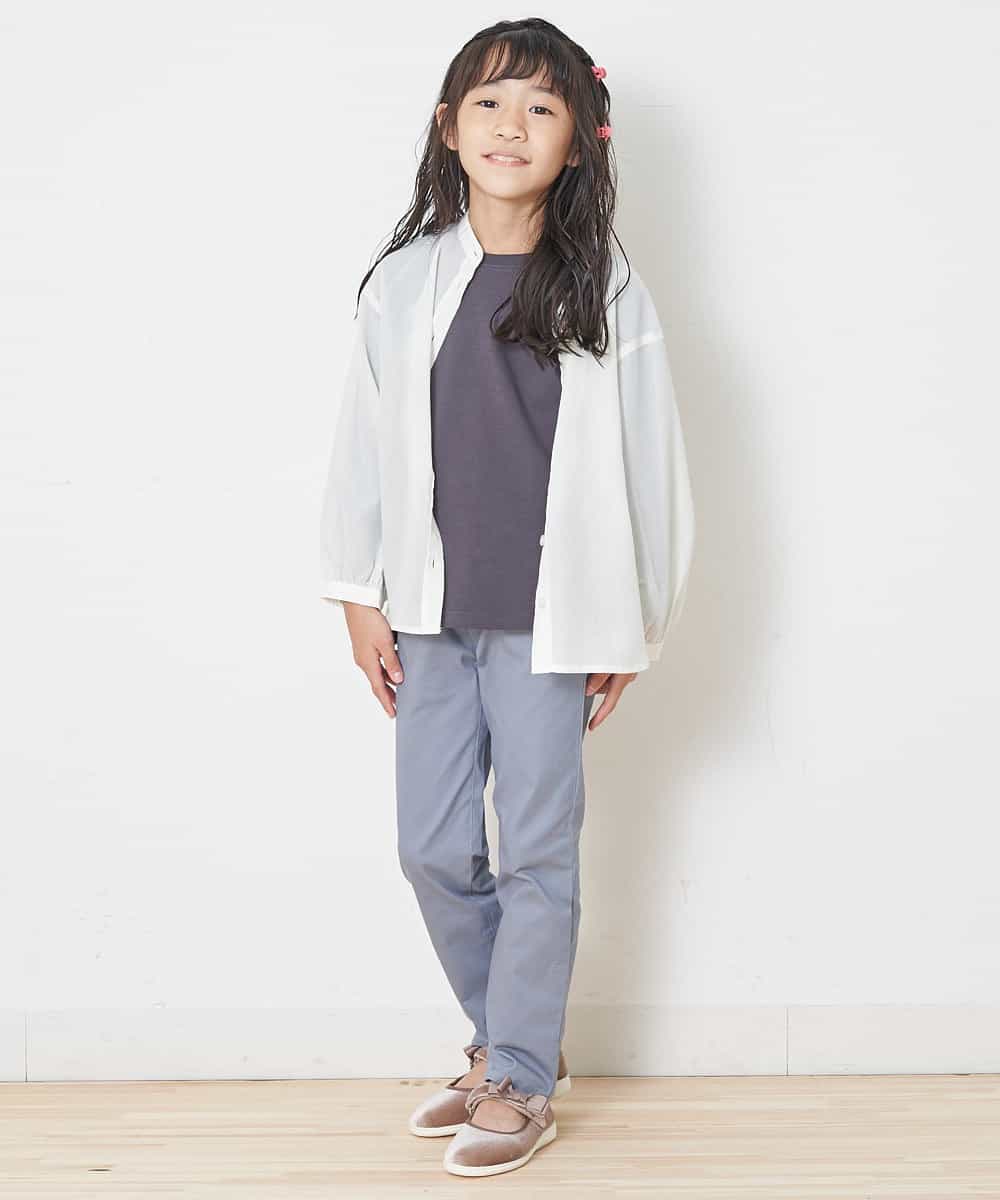 KJLJJ06024 a.v.v KIDS(アー・ヴェ・ヴェ) [100-130]ストレートパンツ[WEB限定サイズ] ライトブルー