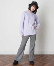 KJLJM26029 a.v.v KIDS(アー・ヴェ・ヴェ) [100-130]チェックガラカットソーパンツ ブラック