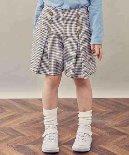 KJLJP34029 a.v.v KIDS [100-130]チェック柄ショートパンツ
