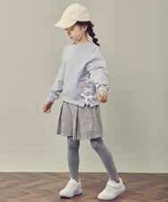 KJLJQ34034 a.v.v KIDS(アー・ヴェ・ヴェ) [140-150]チェック柄ショートパンツ ブラウン