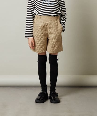 KJLJS35029 a.v.v KIDS [100-130]【セットアップ対応】フクレショートパンツ