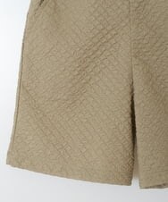 KJLJS35029 a.v.v KIDS(アー・ヴェ・ヴェ) [100-130]【セットアップ対応】フクレショートパンツ ベージュ
